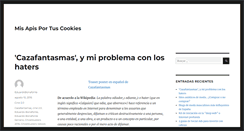 Desktop Screenshot of misapisportuscookies.com